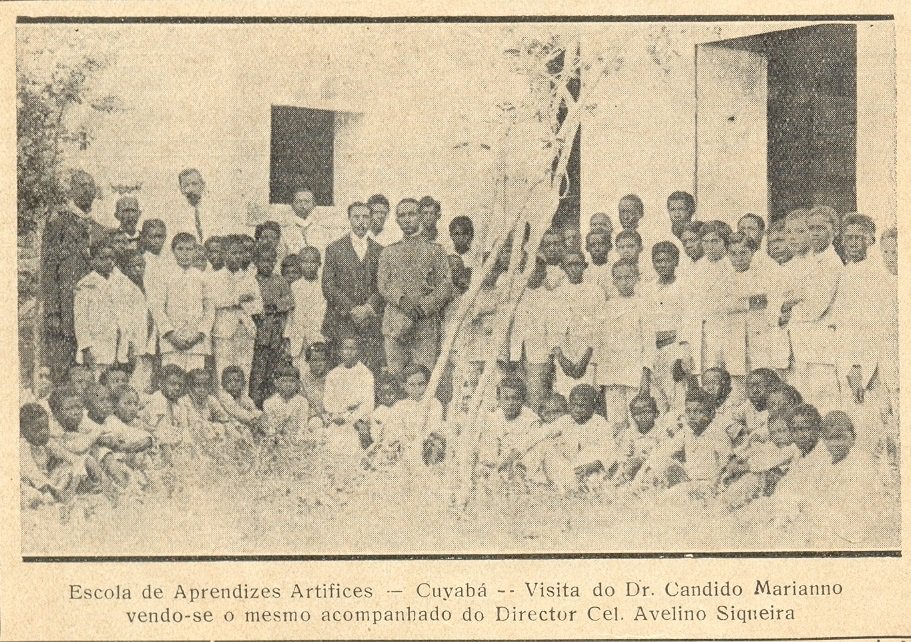 Opúsculo da visita de Rondon à EAAMT.  Fonte: EAAMT (1915)
